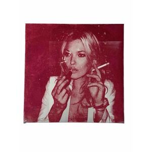 Kate Moss Lipstick and Cigarettes by Shane Bowden